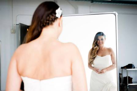 Bridal hairstyles for long hair: Once Upon A Bride NYC