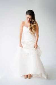 Bridal hairstyles for long hair: Once Upon A Bride NYC